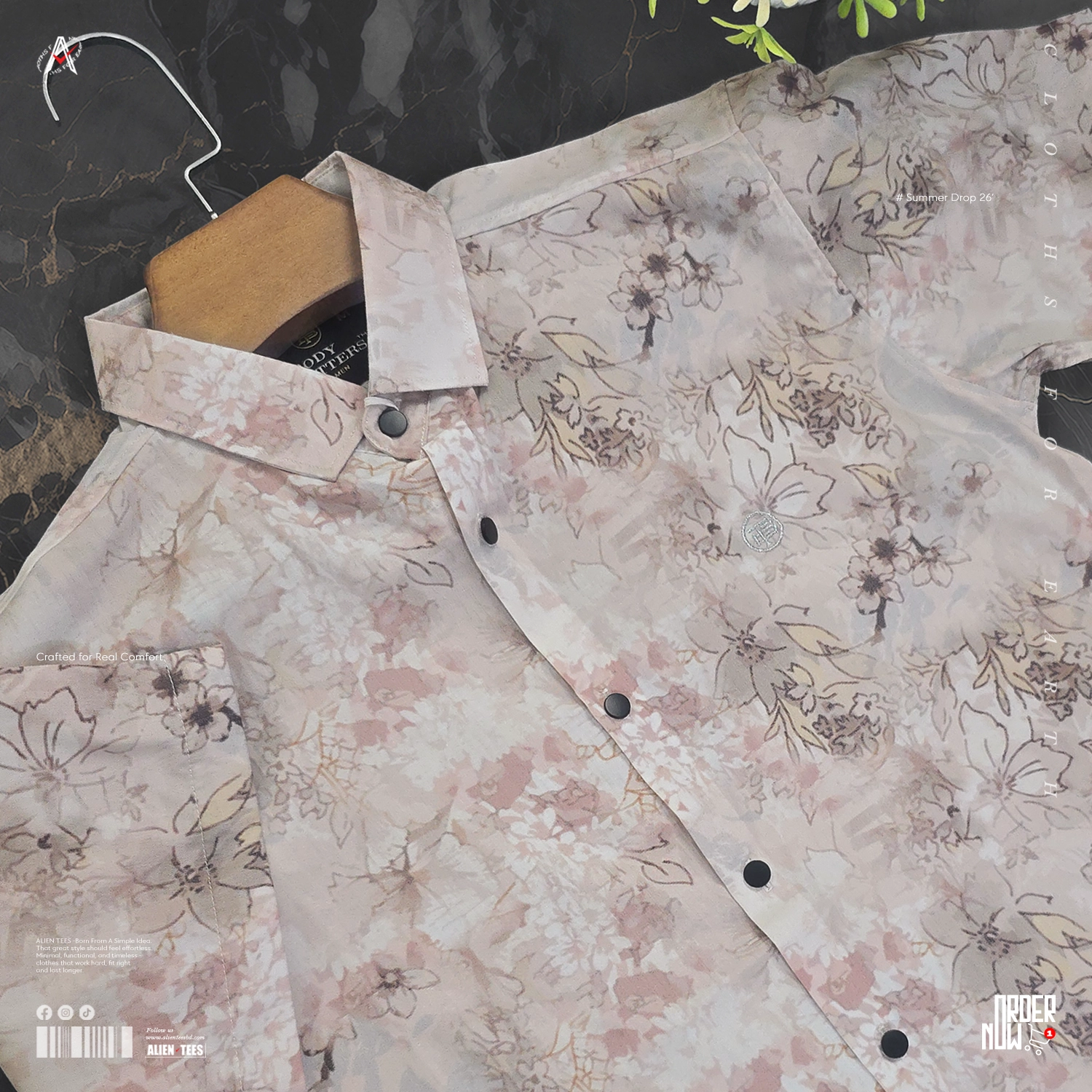 4H15 Amour & Rodeo Dust - Botanical Half Shirt